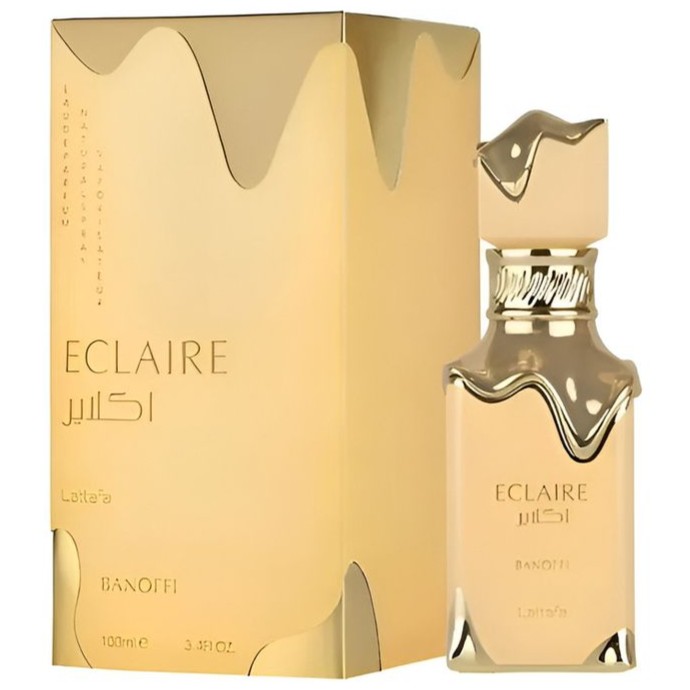 Perfume Árabe Original Compartilhável Lattafa Eclaire Banoffi Eau De Parfum 100 Ml
